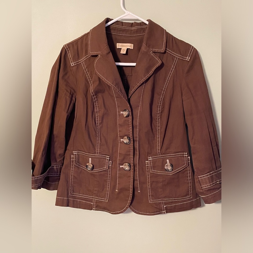 Coldwater Creek Woman’s Short Jacket Sz 10
